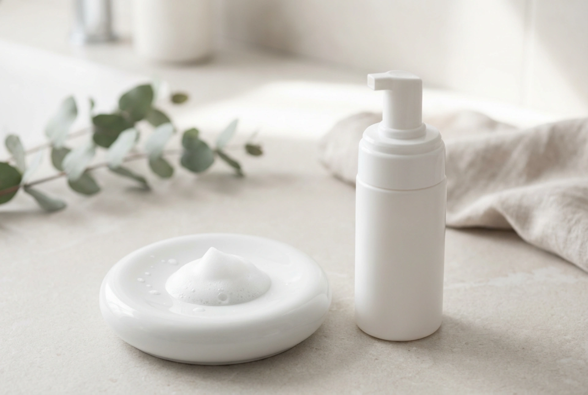 Αφρός ντεμακιγιάζ: ελαφριά σύνθεση που αφαιρεί το μακιγιάζ και το SPF