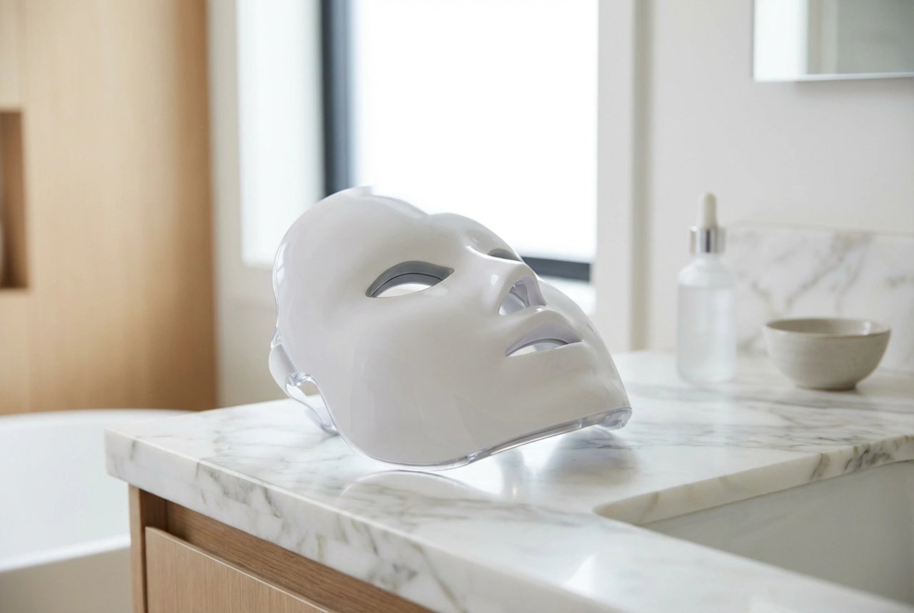 Μάσκα προσώπου LED: ασφαλής χρήση και πλάνο συνεδριών στο σπίτι