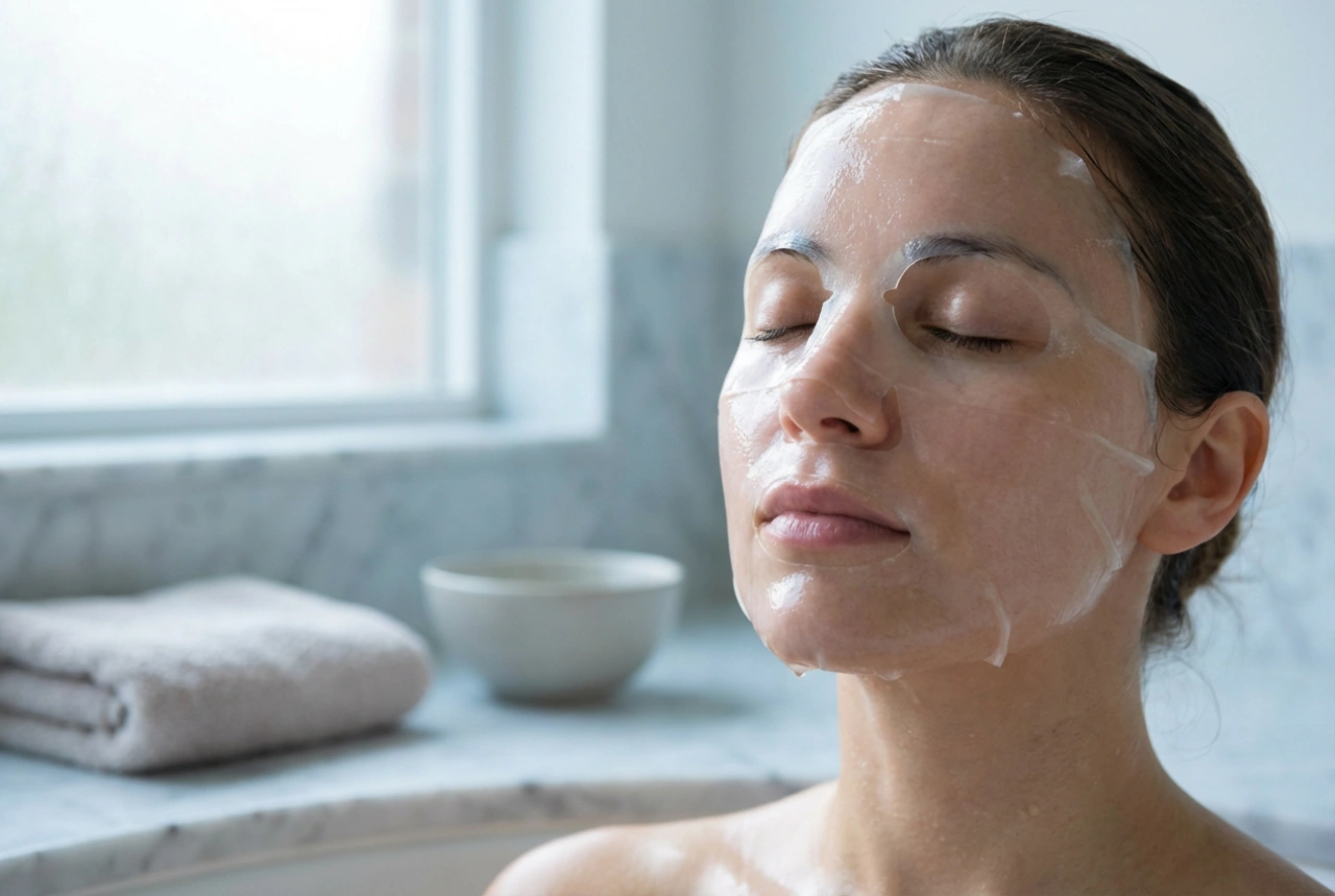 Υδρογέλη μάσκα προσώπου: ψύξη, εφαρμογή και χρόνος δράσης