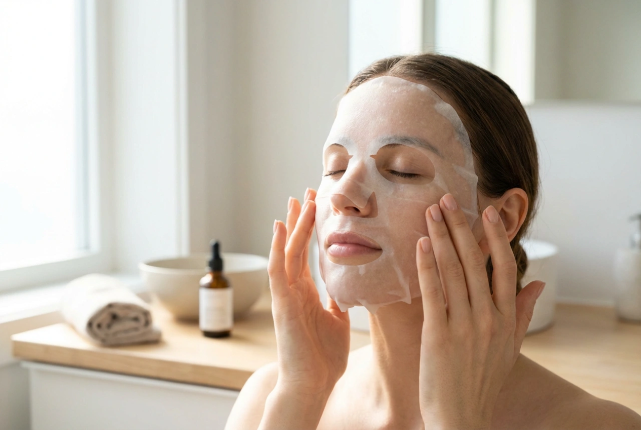 Μάσκα προσώπου σε sheet mask στο σπίτι: εφαρμογή, χρόνος και λάθη
