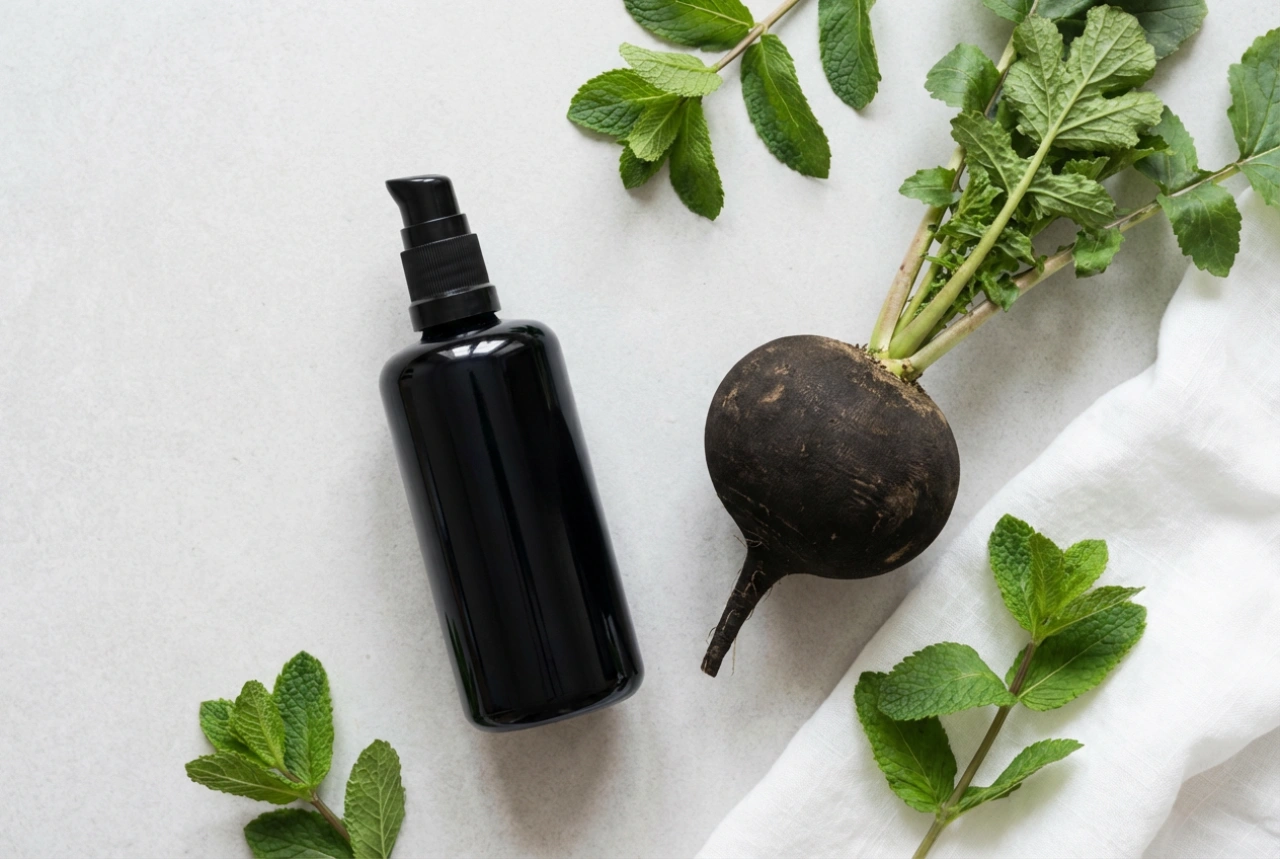 Σαμπουάν με μαύρο ραπανάκι: αναζωογόνηση του τριχωτού της κεφαλής και κανόνες χρήσης