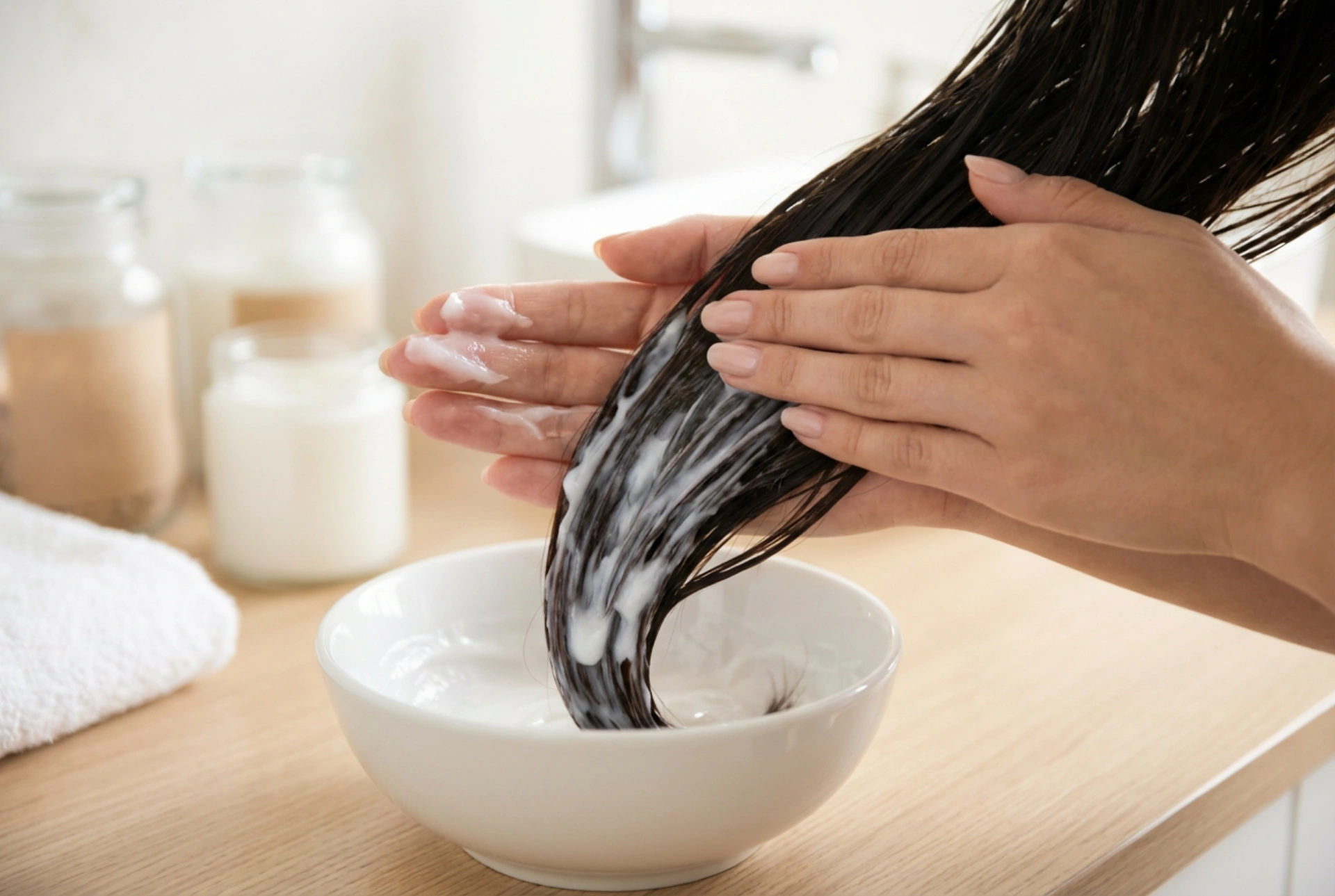 Ενυδατική μάσκα μαλλιών: αποτελεσματική εφαρμογή και συχνά λάθη