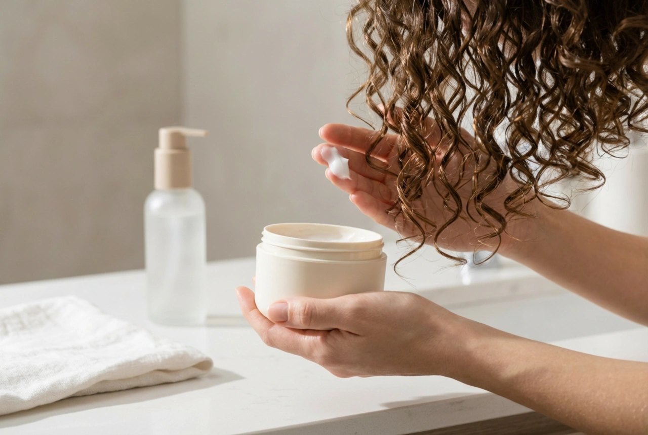 Conditioner leave-in για σγουρά μαλλιά: η μέθοδος εφαρμογής LOC/LOG
