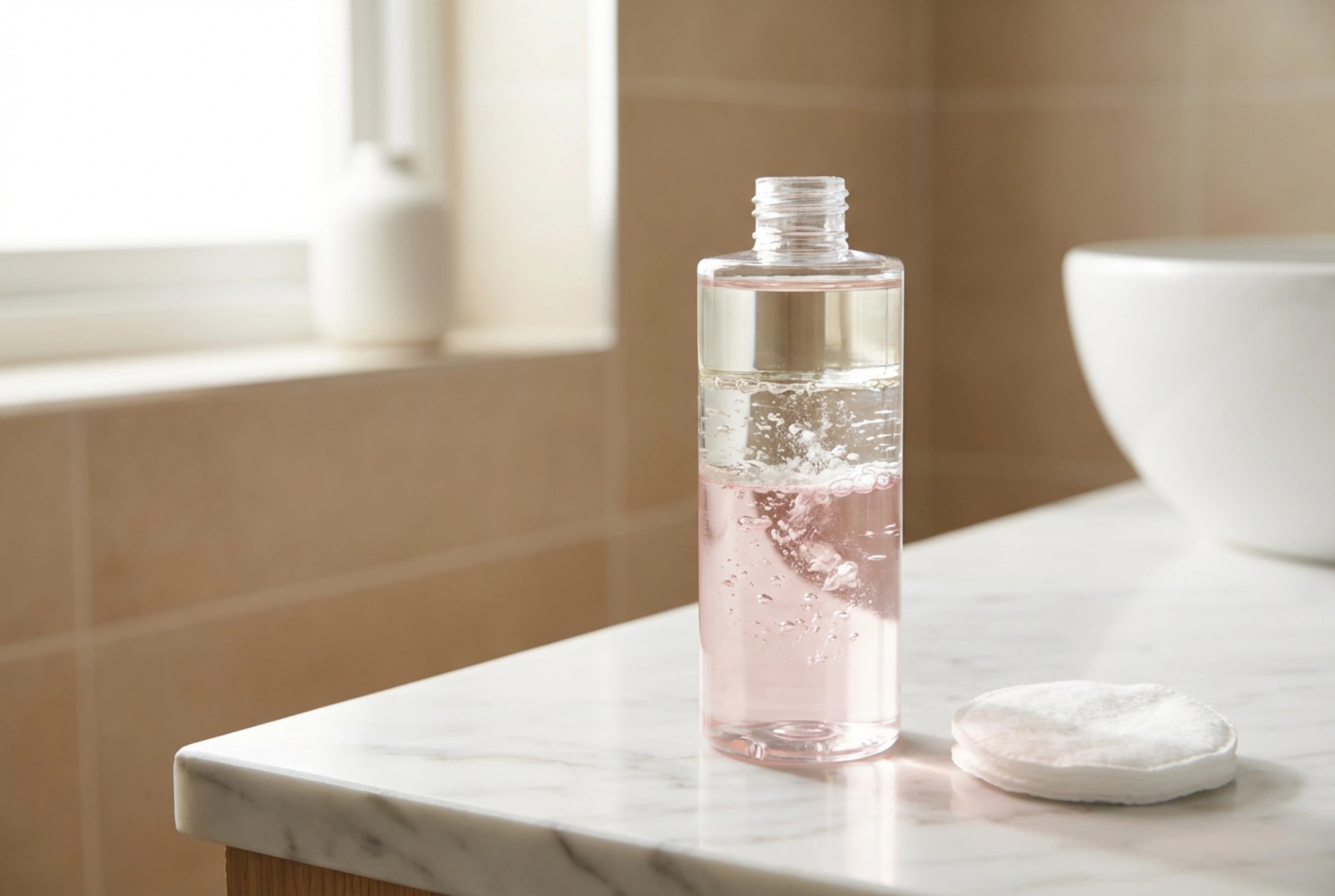 Διφασικό υγρό ντεμακιγιάζ: ανακινήστε, εφαρμόστε, διαλύστε