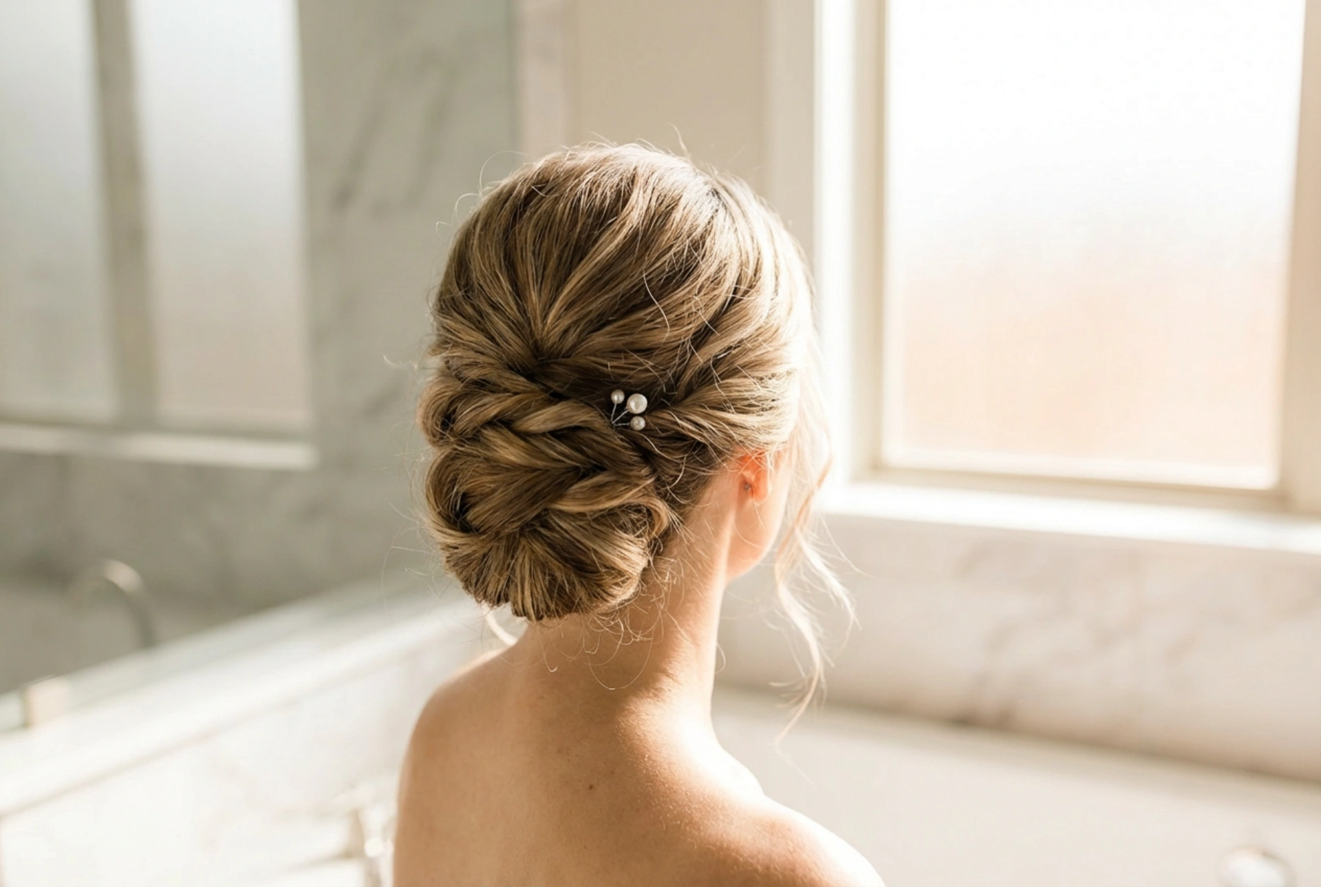 Νυφικά χτενίσματα updo: προετοιμασία μαλλιών, δομή του χτενίσματος και λεπτομέρειες