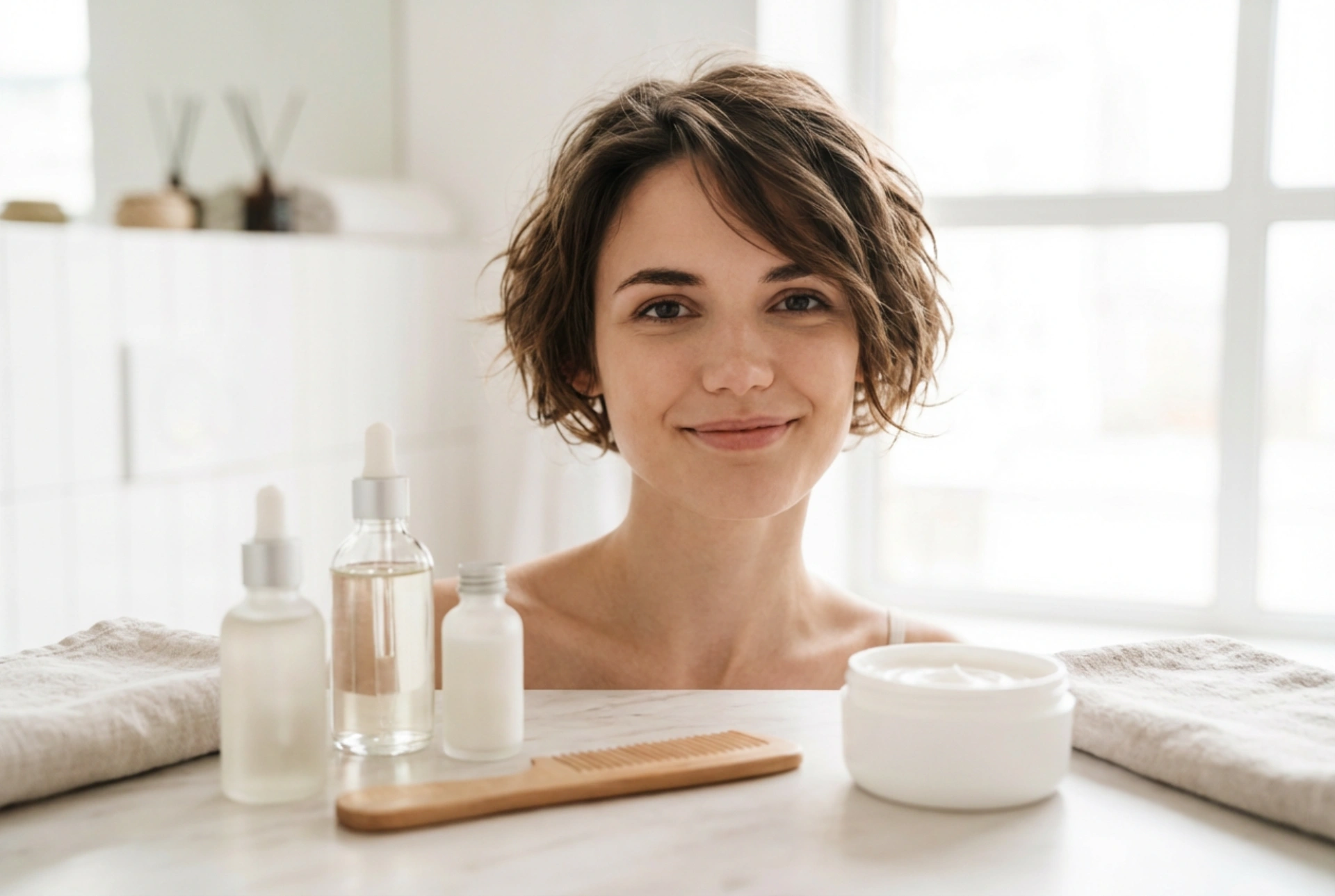 Κοντά χτενίσματα χωρίς styling: κούρεμα, προϊόντα και γρήγορες ρουτίνες