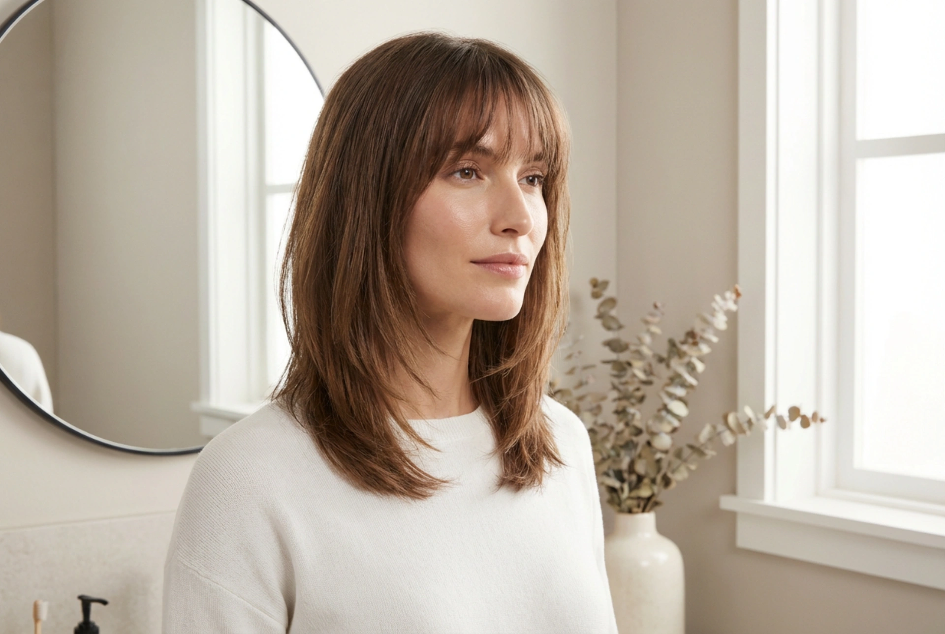 Χτενίσματα για μακρόστενο πρόσωπο και ψηλό μέτωπο