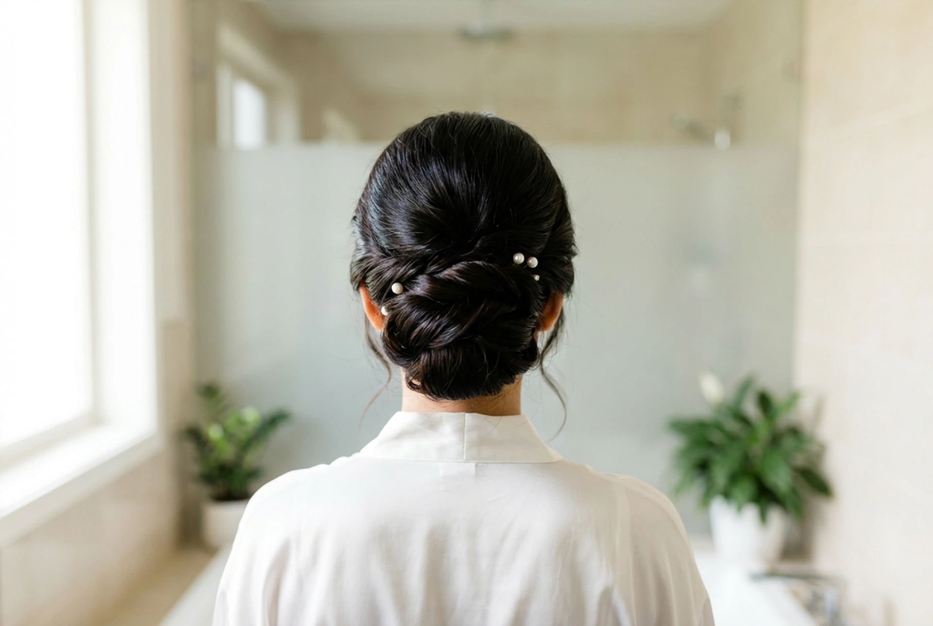 Χτενίσματα για ίσια μαλλιά για γάμο: κομψά και ανθεκτικά πιασίματα