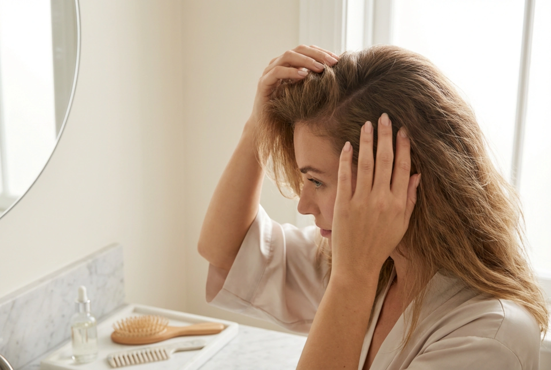 Χτένισμα για υποχωρούσα γραμμή μαλλιών: Πώς να διαμορφώσετε τα μαλλιά για οπτική πύκνωση