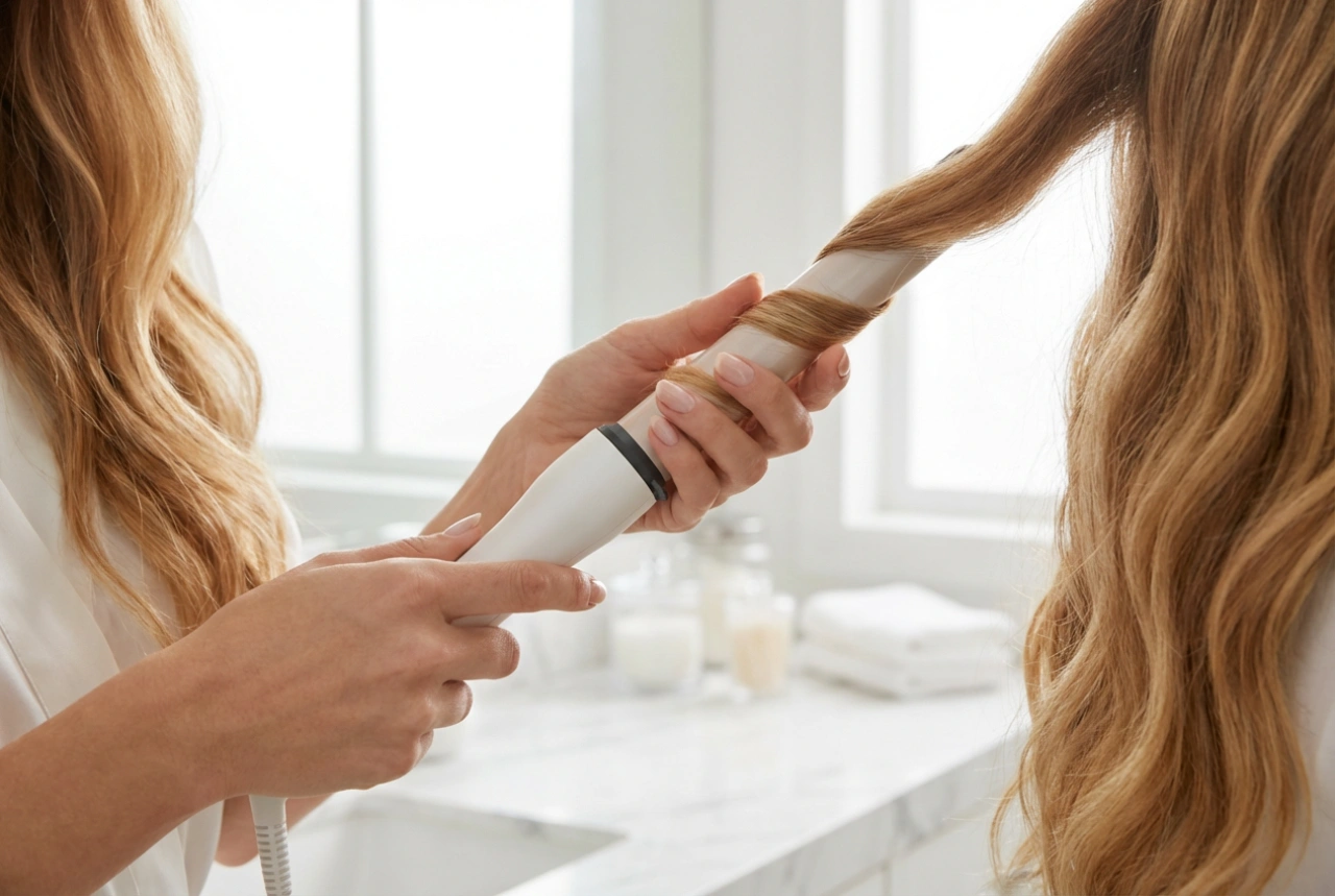 Σίδερο για μπούκλες για μακριά μαλλιά: επιλογή διαμέτρου, τεχνική και φιξάρισμα