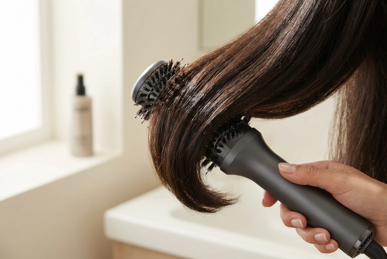 Βούρτσα-πιστολάκι μαλλιών: όγκος και σχήμα χωρίς υπερβολική θερμότητα