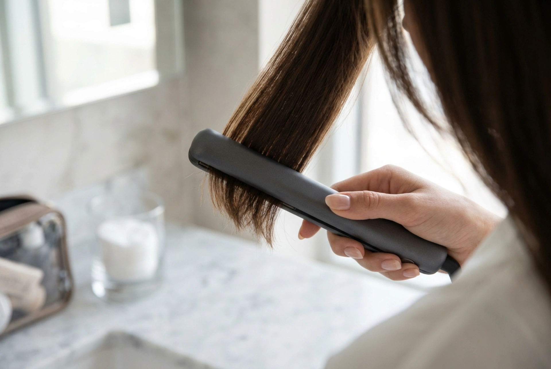 Μίνι ισιωτικό μαλλιών: λεπτομέρειες, αφέλειες και styling στα ταξίδια