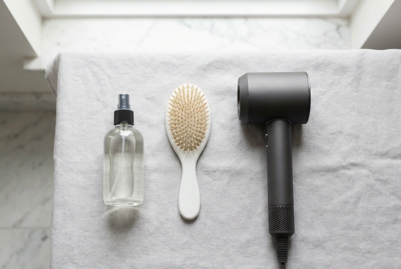 Θερμοπροστασία για τα μαλλιά: η σωστή σειρά στη ρουτίνα styling