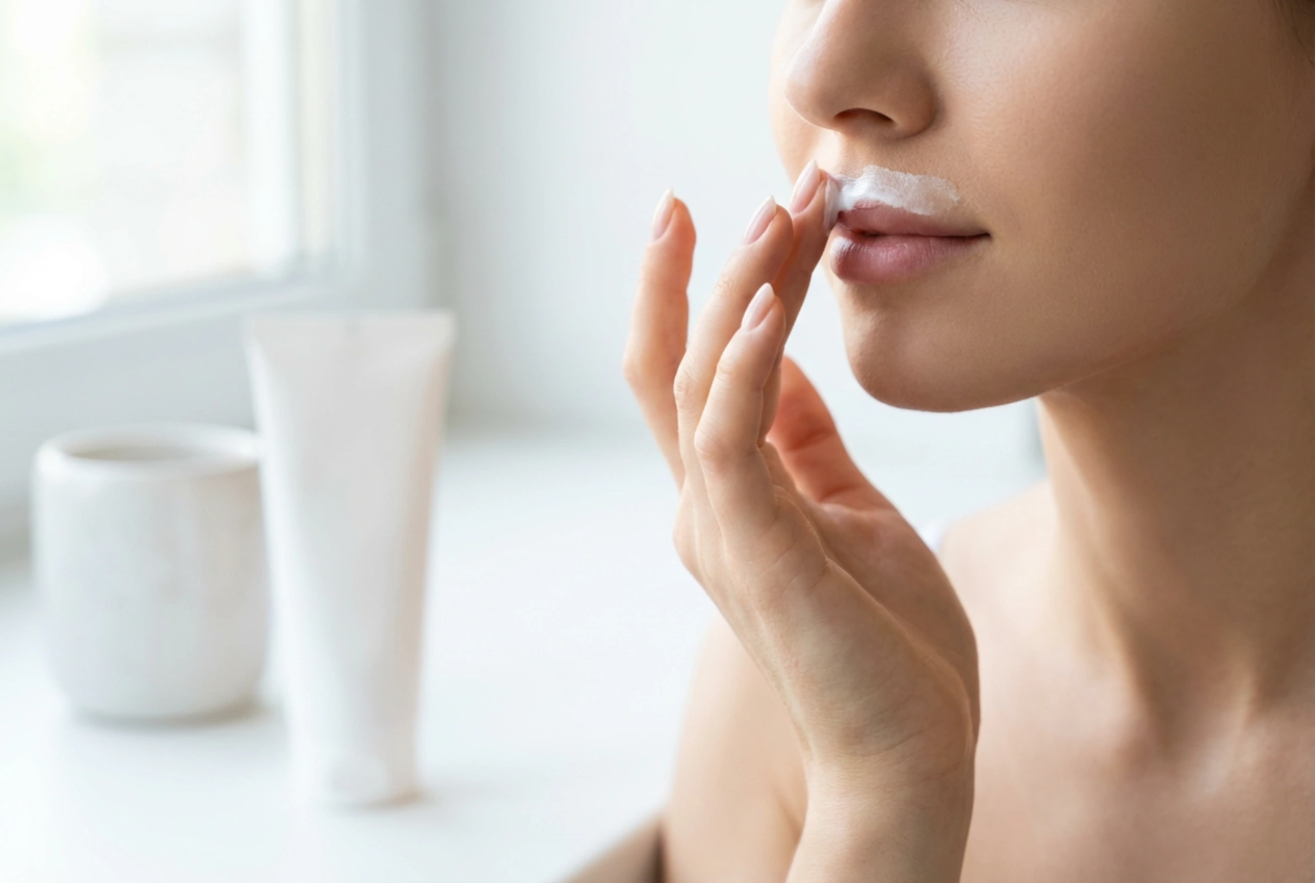 Κρέμα αποτρίχωσης για το μουστάκι: απαλή εφαρμογή πάνω από τα χείλη και αφαίρεση