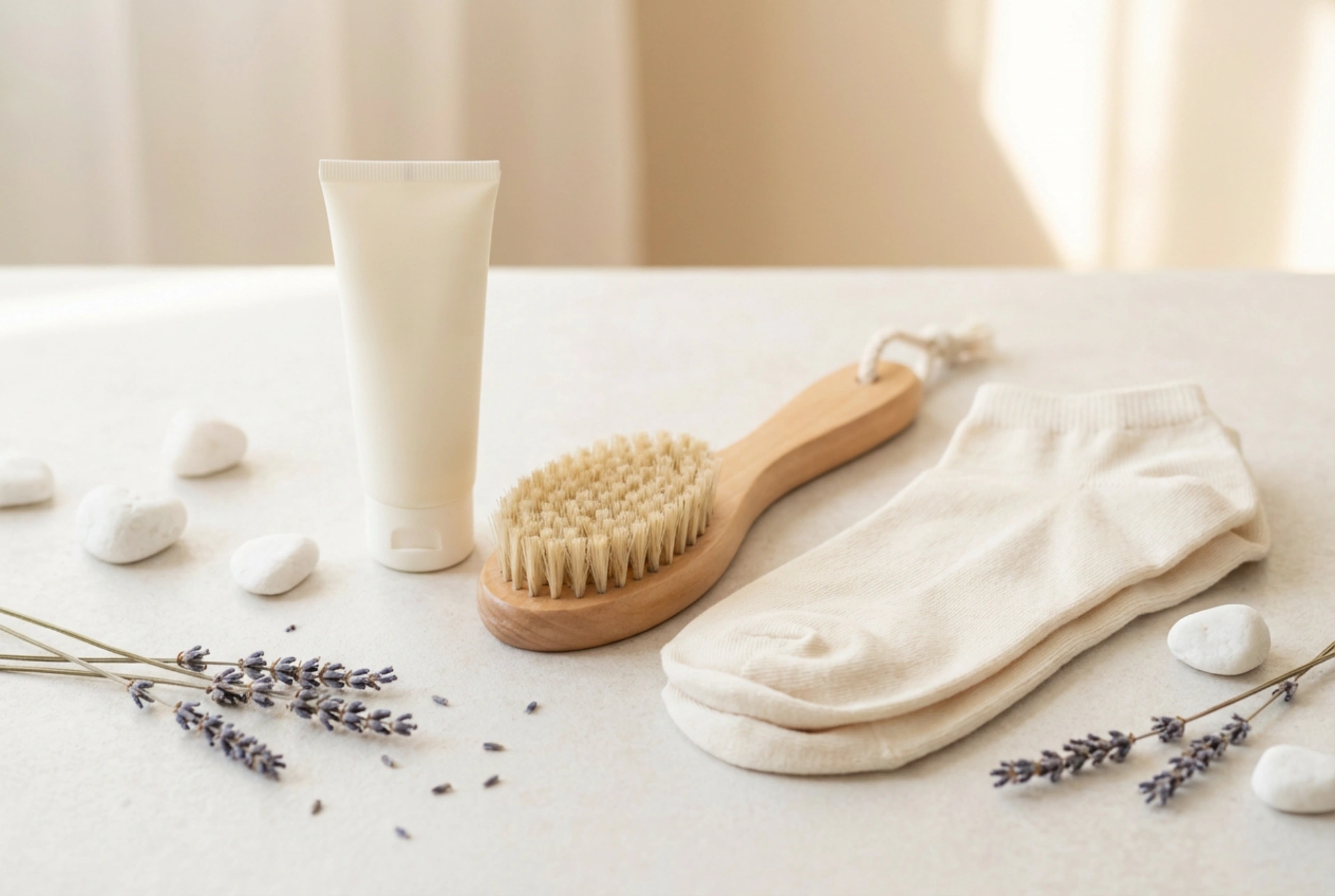 Τι λειτουργεί καλύτερα για τις σκασμένες φτέρνες: απολέπιση, κρέμα, κάλτσες