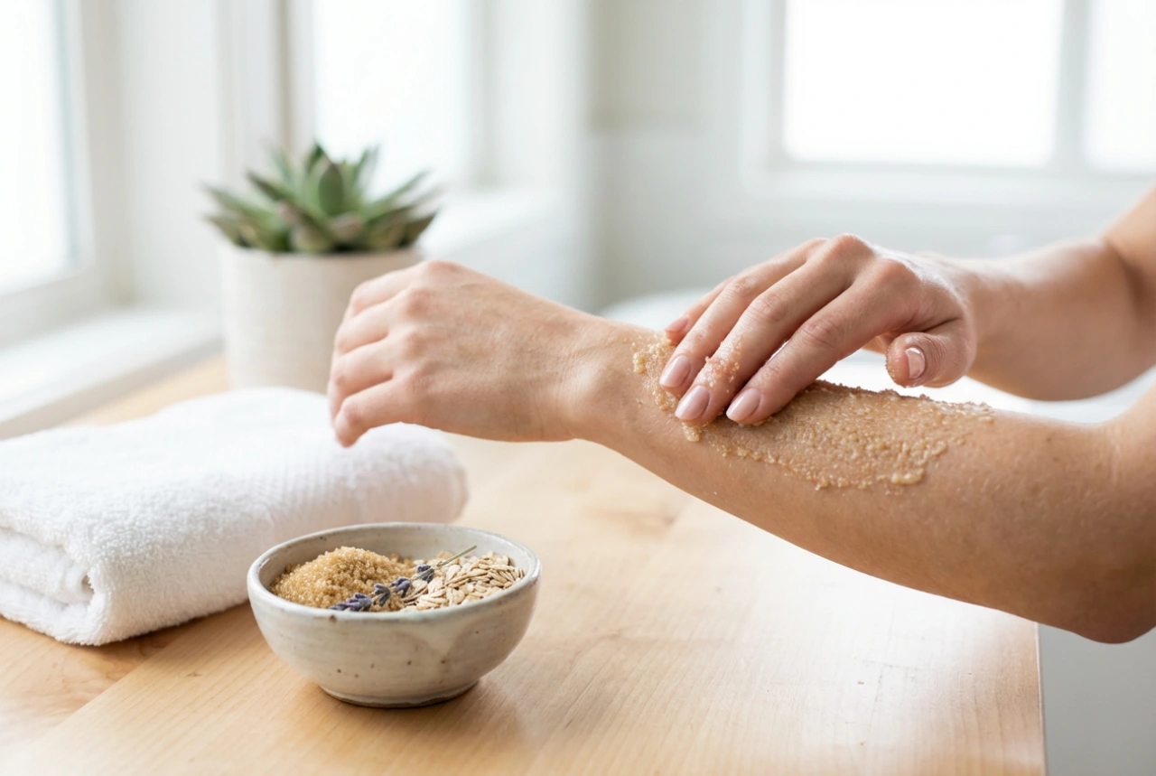 Απαλό peeling χεριών στο σπίτι: προετοιμασία δέρματος και μασάζ