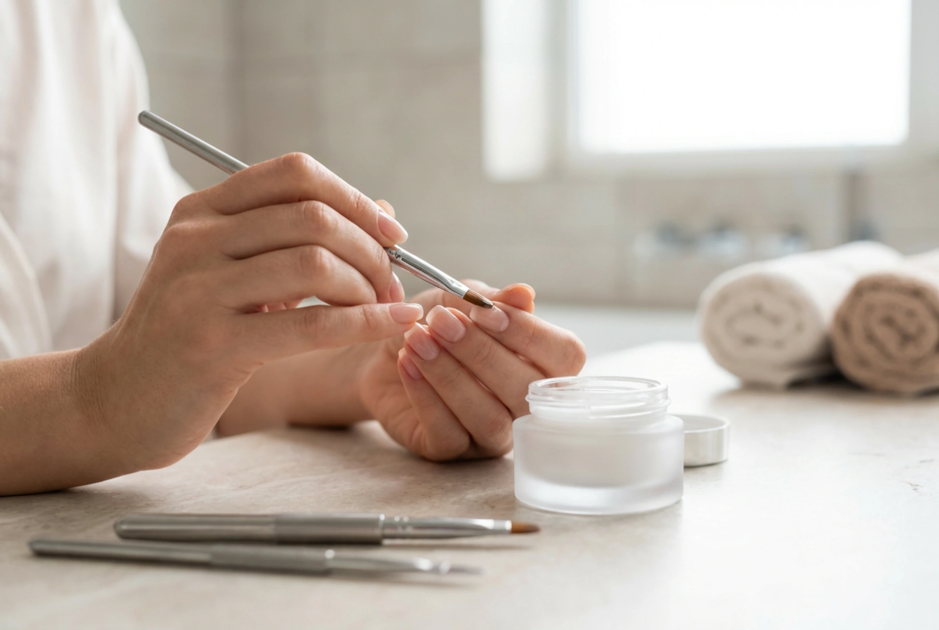 Τζελ επέκτασης νυχιών: επιλογή πυκνότητας, εφαρμογή και σκλήρυνση