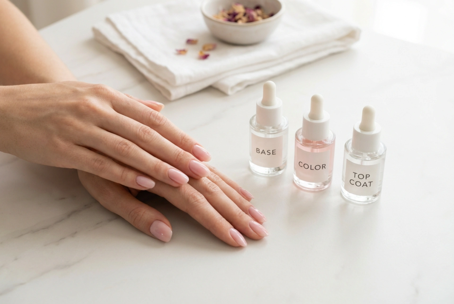 Κλασικό ημιμόνιμο μανικιούρ: βάση, χρώμα, top coat και τα πιο συνηθισμένα λάθη