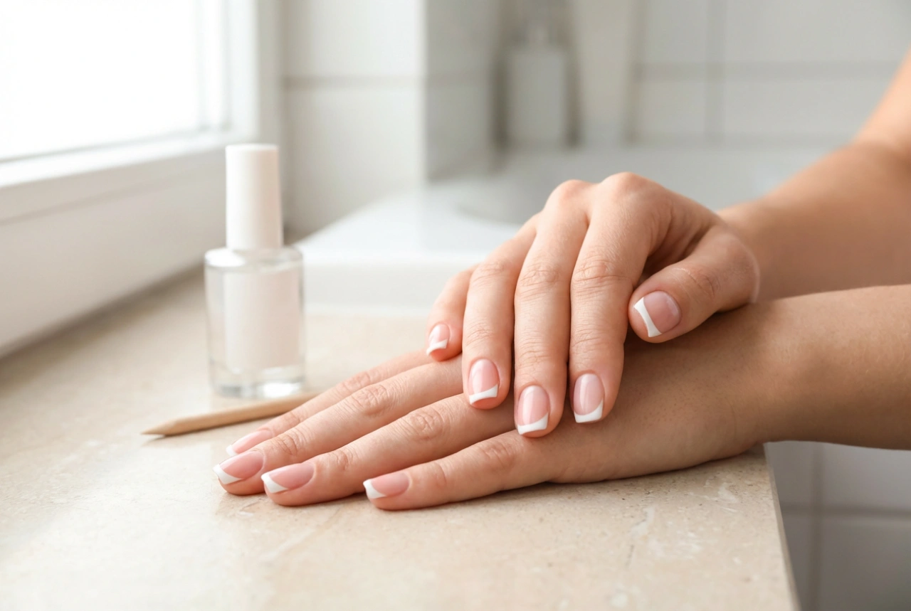 Λευκές άκρες νυχιών: κλασικό γαλλικό μανικιούρ στο σπίτι