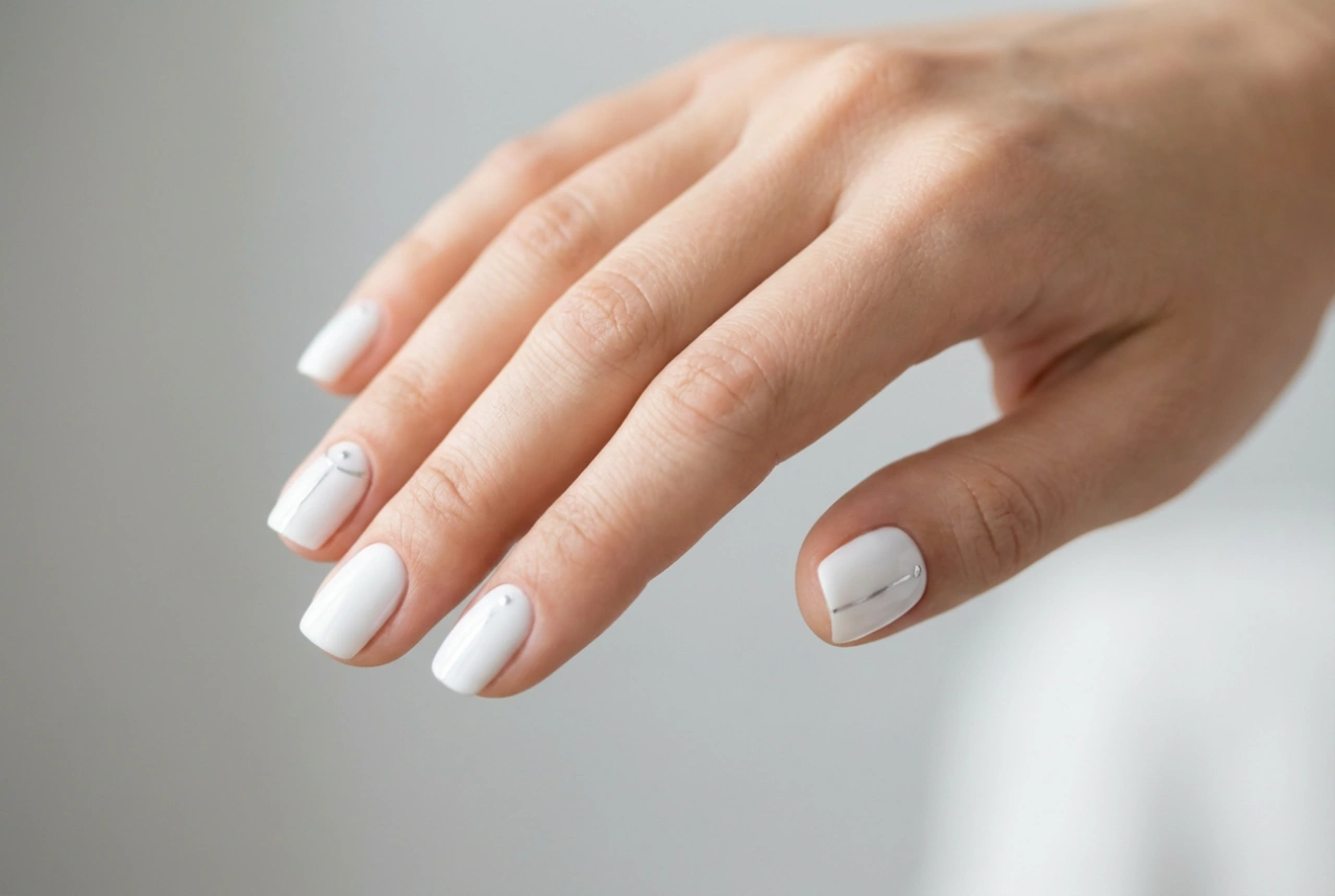 Διακόσμηση σε λευκά νύχια: πώς να προσθέσετε πινελιές χωρίς υπερβολές