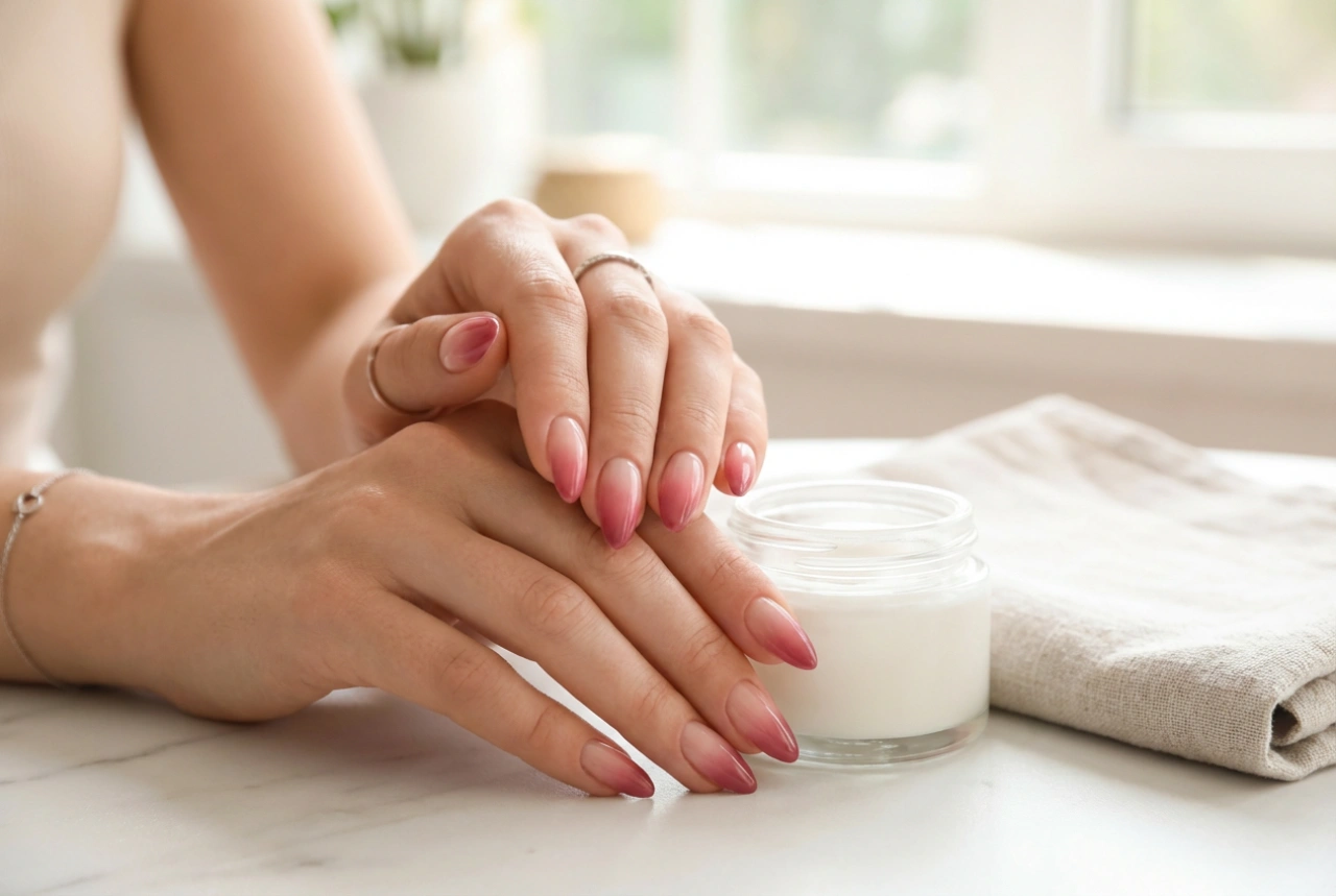 Ροζ νύχια ombre: πώς να δημιουργήσετε ένα ρομαντικό ντεγκραντέ βήμα προς βήμα