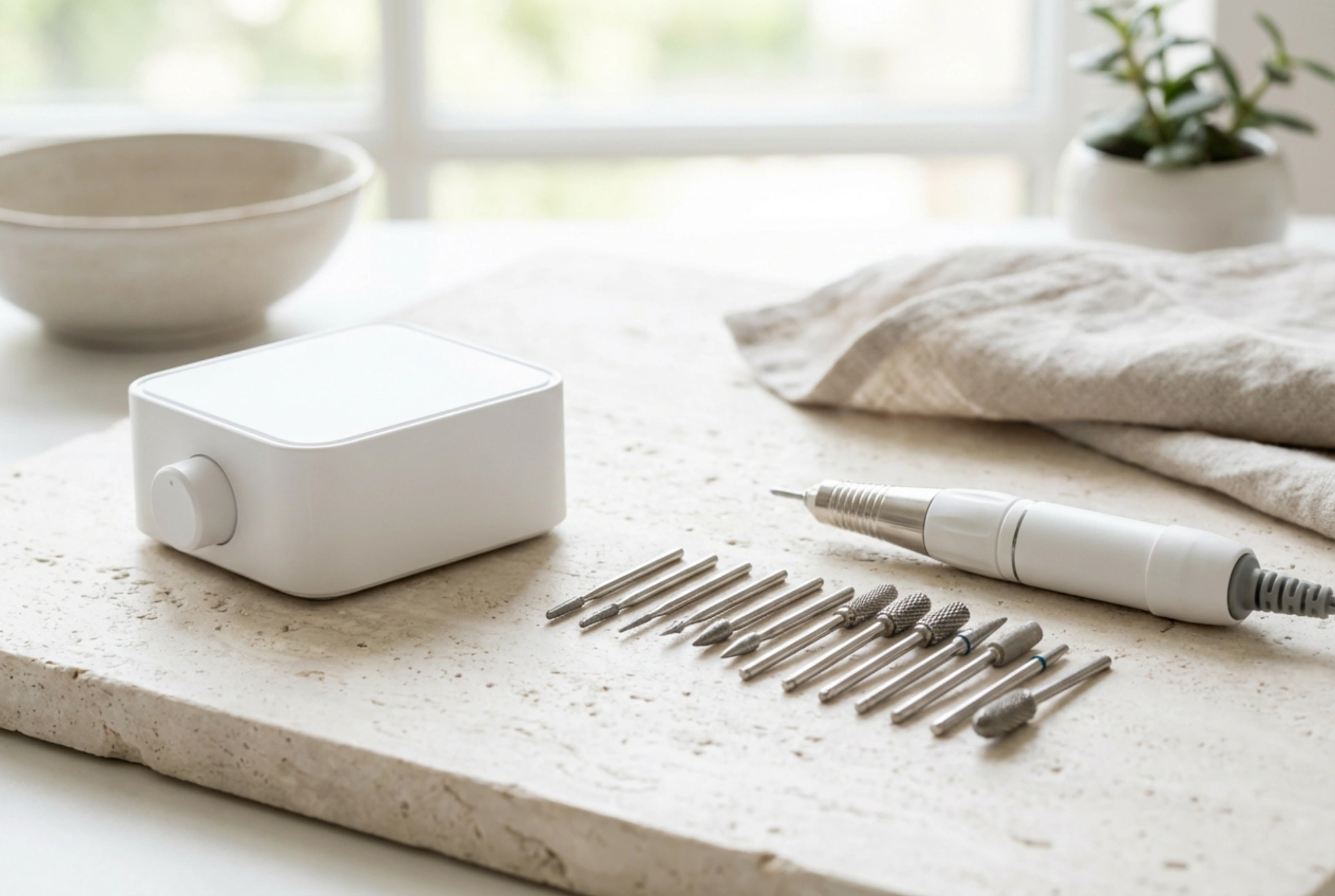 Επαγγελματικός τροχός νυχιών: παράμετροι, φρέζες και κανόνες ασφαλούς χρήσης