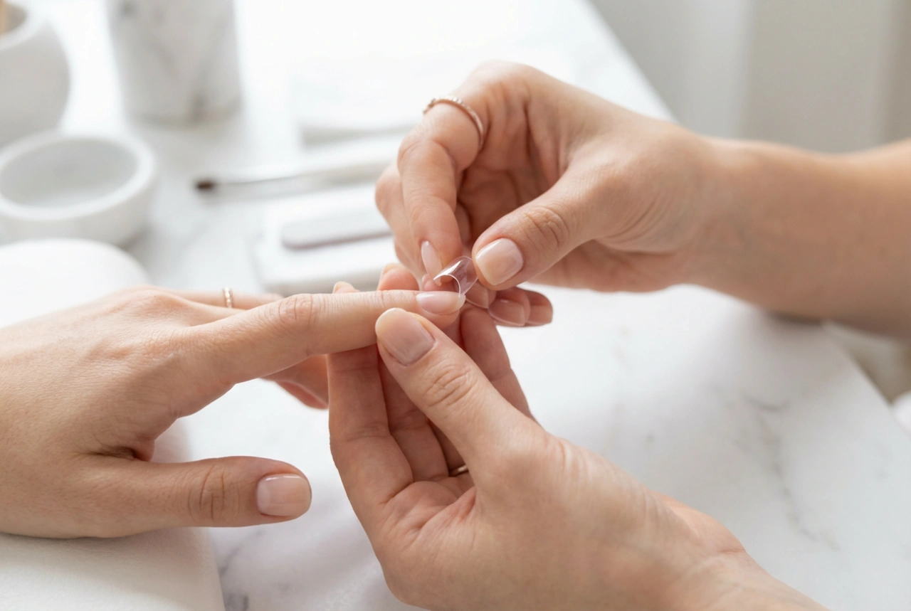 Tips τζελ: προετοιμασία της πλάκας του νυχιού, κόλληση και χτίσιμο χωρίς φουσκάλες