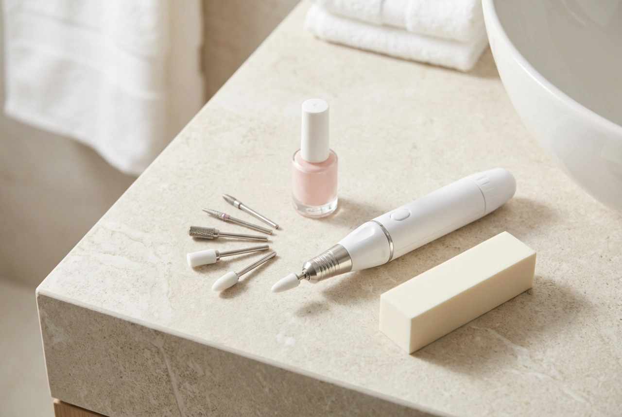 Μανικιούρ με τροχό: σετ νυχιών με τροχό και τα πρώτα βήματα