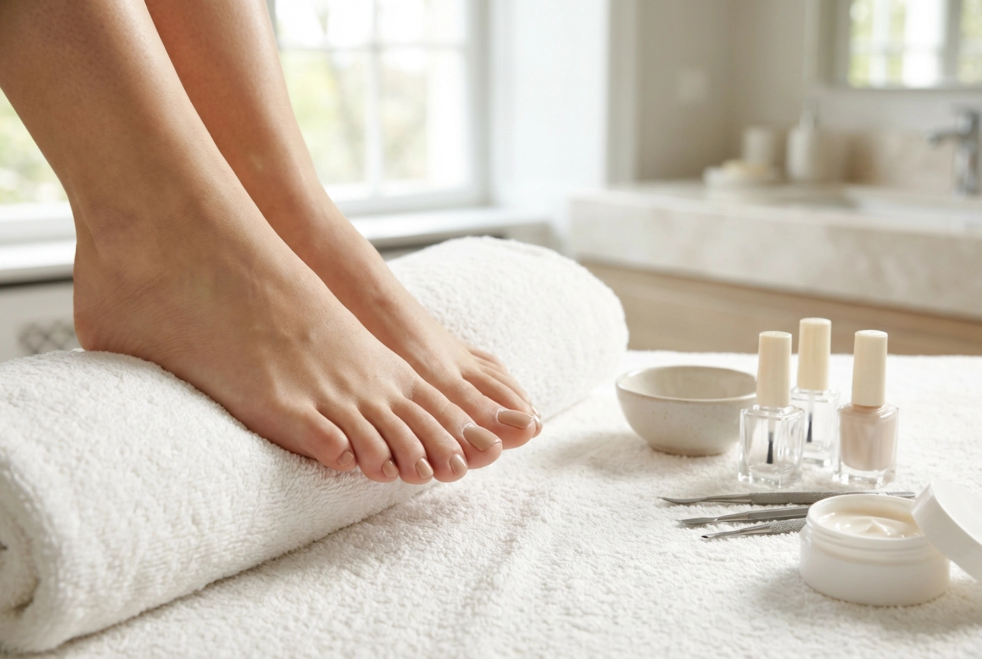 Ημιμόνιμο πεντικιούρ βήμα προς βήμα: προετοιμασία, βαφή, top coat