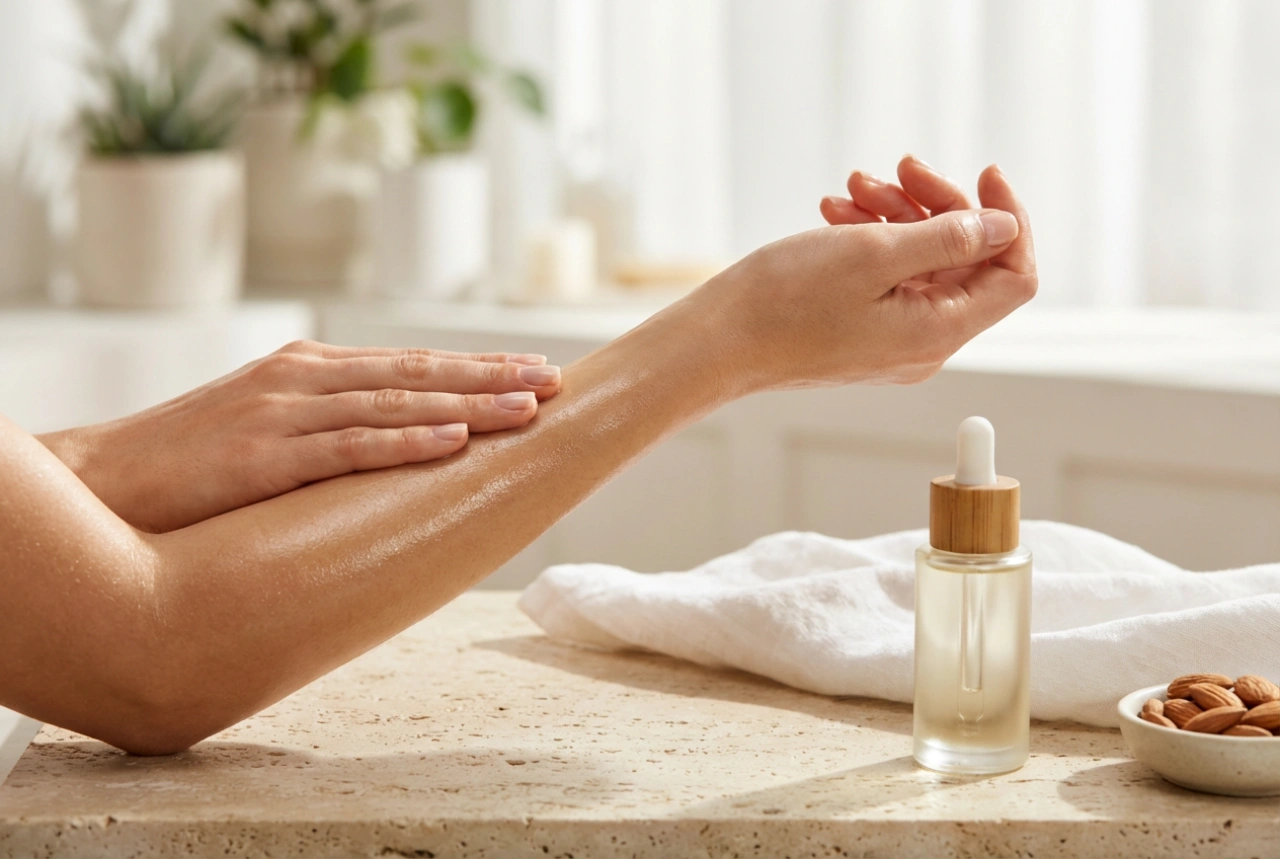 Αμυγδαλέλαιο για μασάζ: απαλή φροντίδα και μασάζ στο σπίτι