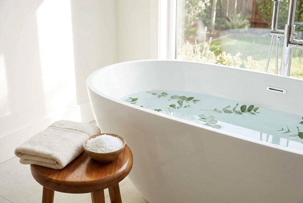 Λουτρά μαγνησίου: πώς να προετοιμάσετε ένα χαλαρωτικό μπάνιο με αλάτι Epsom