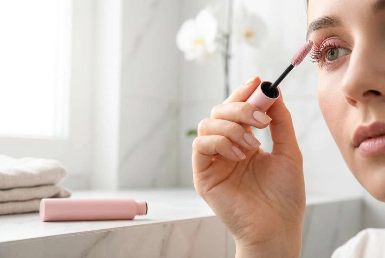 Ροζ μάσκαρα: πότε ταιριάζει, με τι να τη συνδυάσετε και πώς να χτίσετε την ένταση