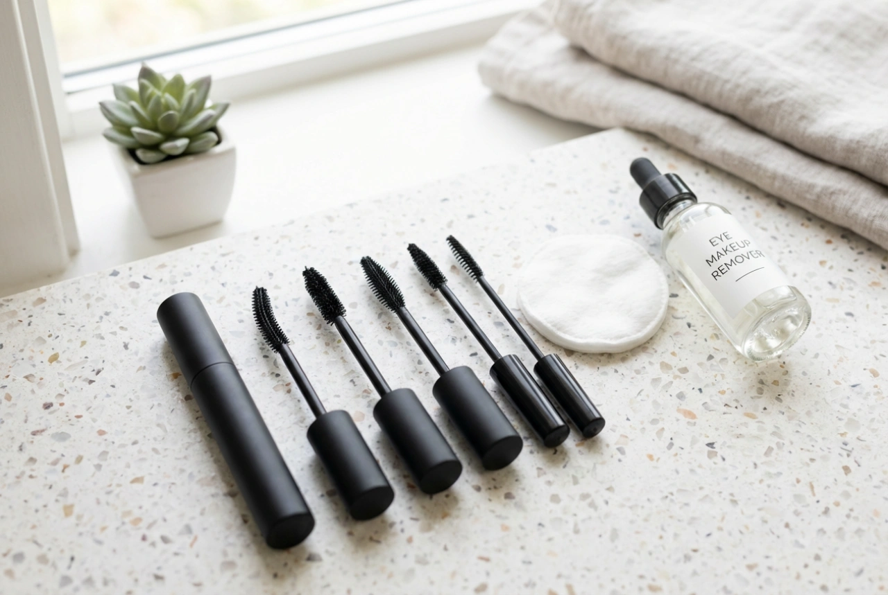 Μάσκαρα για όγκο: Εφαρμογή σε στρώσεις χωρίς κόμπους, επιλογή βουρτσάκι και ντεμακιγιάζ