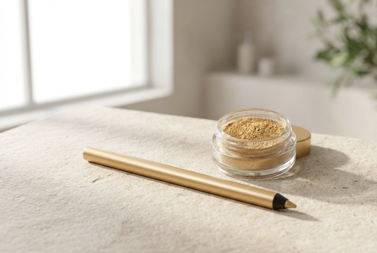 Χρυσό μολύβι ματιών: πινελιές για την ημέρα και τη νύχτα