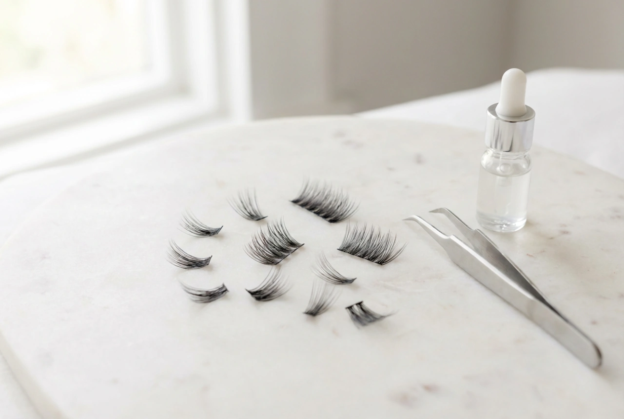 Τεχνητές βλεφαρίδες τουφάκια: επιλογή πυκνότητας και τεχνικές τοποθέτησης