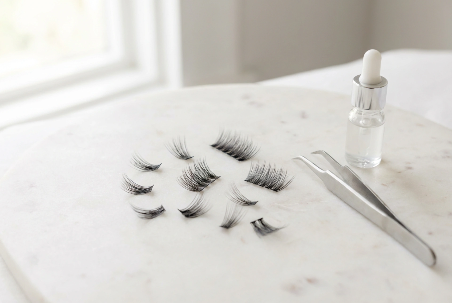 Τεχνητές βλεφαρίδες τουφάκια: επιλογή πυκνότητας και τεχνικές τοποθέτησης