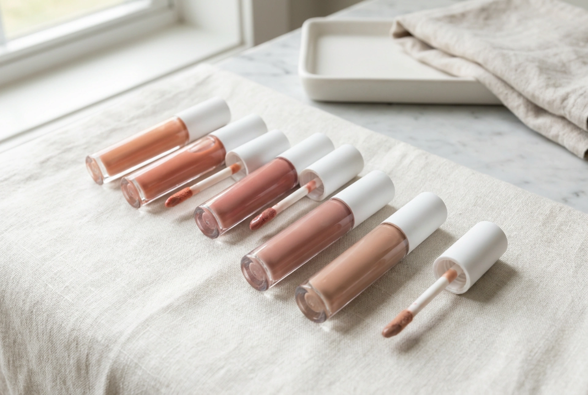 Γυαλιστερό nude lip gloss προσαρμοσμένο στον τόνο του δέρματος: επιλογή απόχρωσης και τεχνικές εφαρμογής