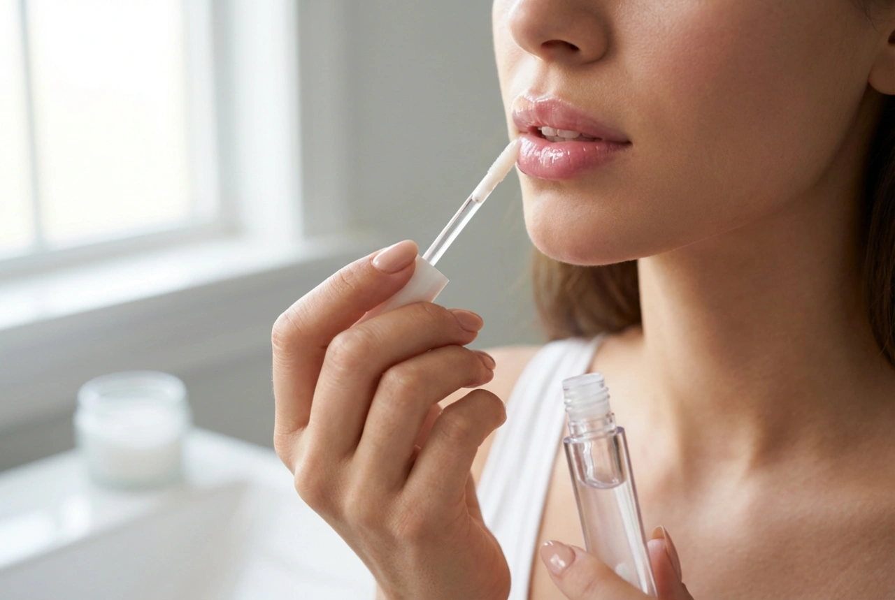Lip gloss σε σωληνάριο: καθαρή εφαρμογή, layering και περιποίηση του περιγράμματος