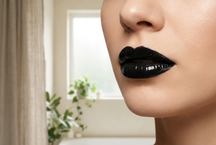 Μαύρο lip gloss: Από το goth στο glam, χωρίς μουτζούρες και ατέλειες