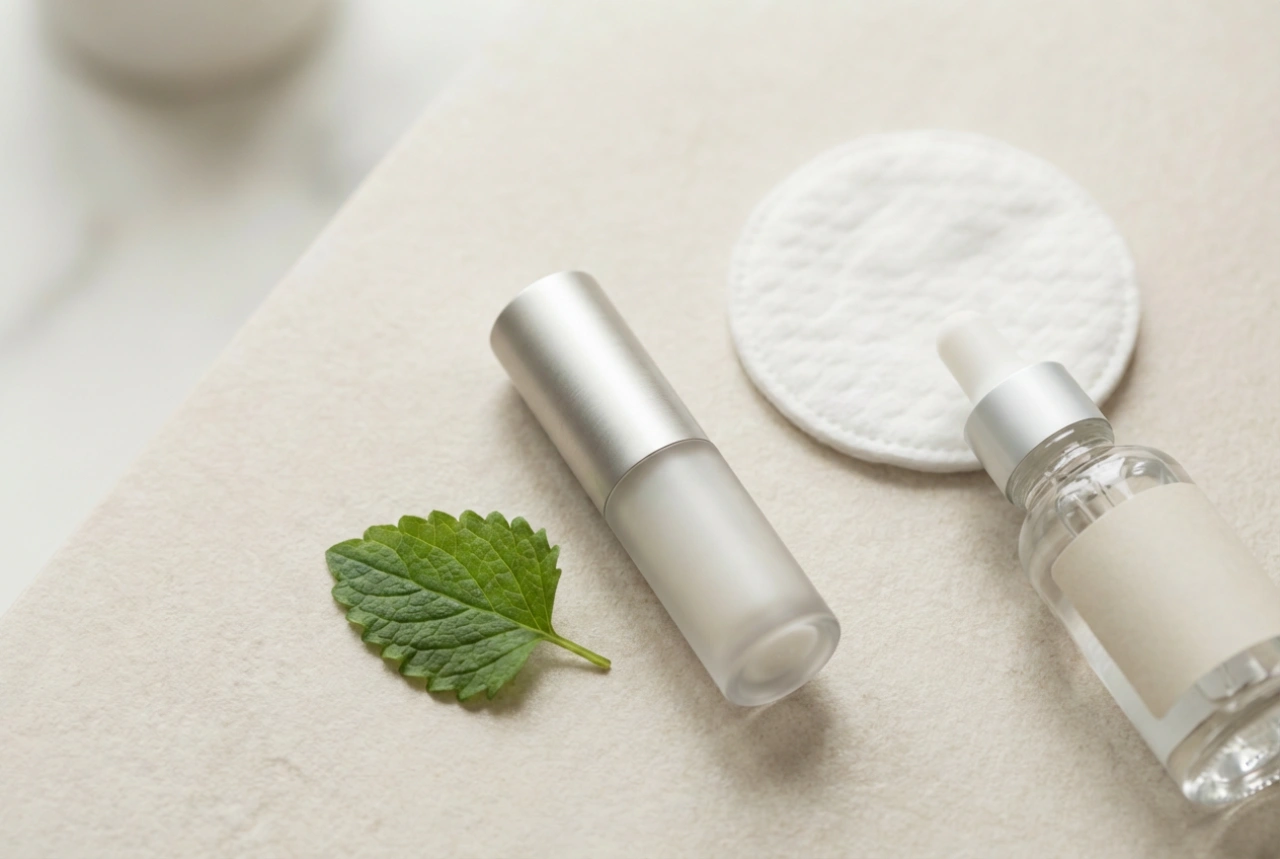 Lip balm με μελισσόχορτο: απαλό μακιγιάζ χειλιών, layering και ντεμακιγιάζ