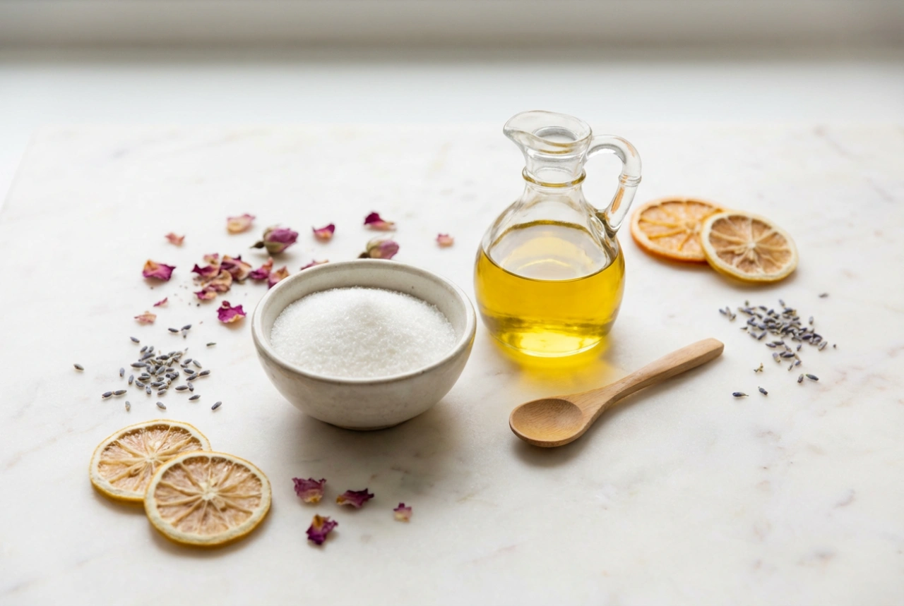 Πώς να φτιάξετε απολέπιση με ζάχαρη: αναλογίες ελαίου και ζάχαρης, πρόσθετα, μασάζ