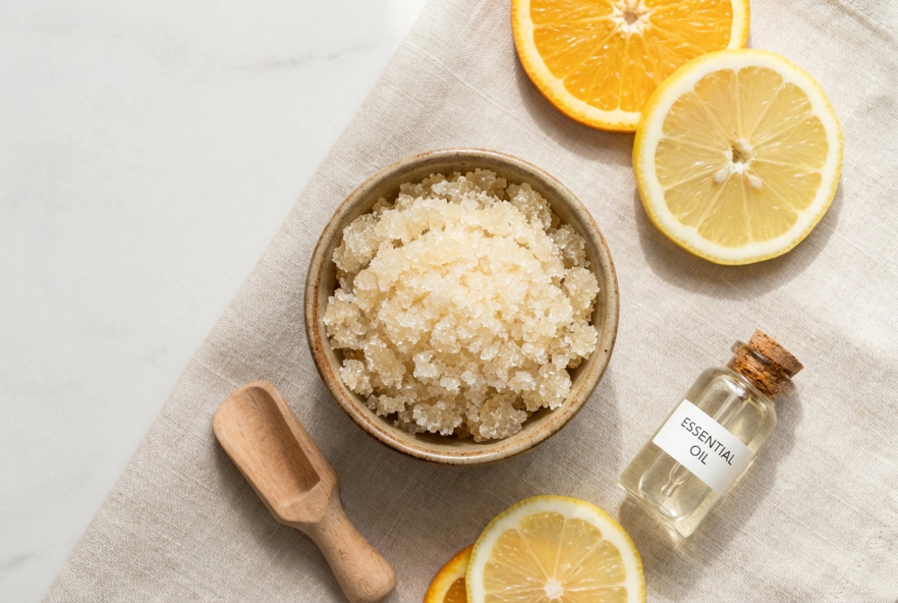 Scrub με ζάχαρη: Η συνταγή για απαλό δέρμα, τα συστατικά και η παρασκευή