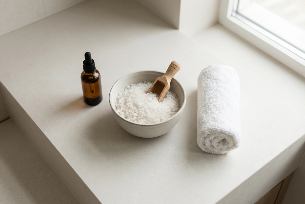 Λουτρό με Άλατα στο Σπίτι: Οδηγός για Αναλογίες, Βήματα και Φροντίδα Μετά