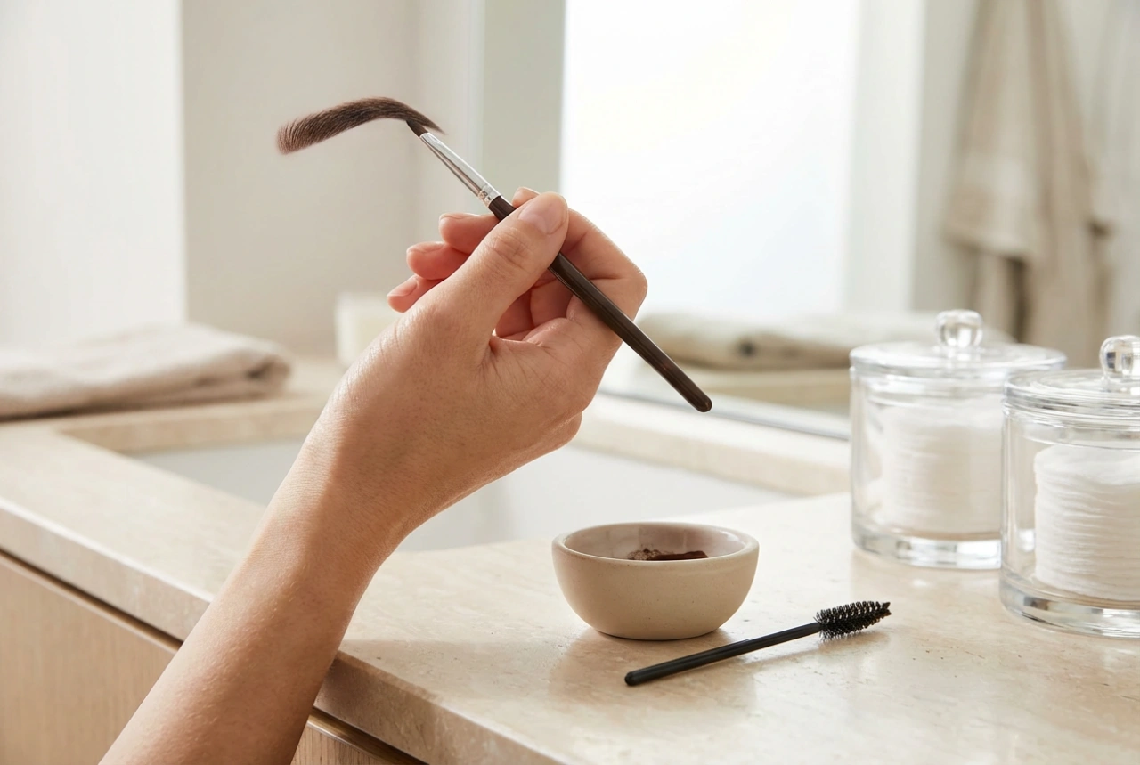 Χένα φρυδιών μεγάλης διάρκειας: Προετοιμασία και χρόνος εφαρμογής